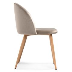 Стул на металлокаркасе Aldo beige / wood в Заводоуковске - zavodoukovsk.mebel24.online | фото 3