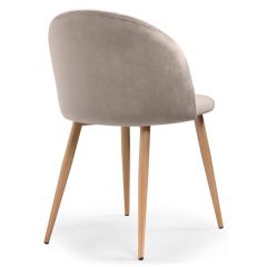 Стул на металлокаркасе Aldo beige / wood в Заводоуковске - zavodoukovsk.mebel24.online | фото 4