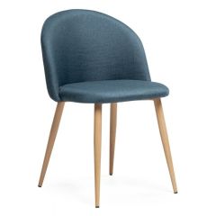 Стул на металлокаркасе Aldo blue / wood в Заводоуковске - zavodoukovsk.mebel24.online | фото