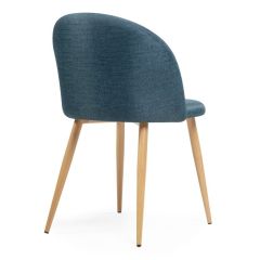 Стул на металлокаркасе Aldo blue / wood в Заводоуковске - zavodoukovsk.mebel24.online | фото 4