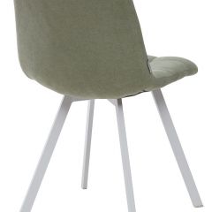 Стул CHILLI SQUARE UF860-11B мятный, ткань/ белый каркас М-City в Заводоуковске - zavodoukovsk.mebel24.online | фото 2