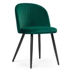 Стул на металлокаркасе Gabi 1 dark green / black в Заводоуковске - zavodoukovsk.mebel24.online | фото 1