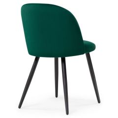 Стул на металлокаркасе Gabi 1 dark green / black в Заводоуковске - zavodoukovsk.mebel24.online | фото 4