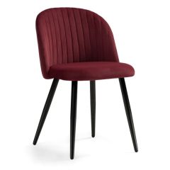 Стул на металлокаркасе Gabi 1 wine red / black в Заводоуковске - zavodoukovsk.mebel24.online | фото 1