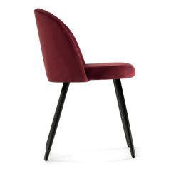 Стул на металлокаркасе Gabi 1 wine red / black в Заводоуковске - zavodoukovsk.mebel24.online | фото 2