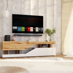 Тумба под ТВ НКМ Дубай секция №4 в Заводоуковске - zavodoukovsk.mebel24.online | фото 3