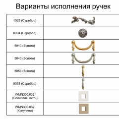 Тумба прикроватная Тиффани Premium слоновая кость/золото (ТФТП-1(П) в Заводоуковске - zavodoukovsk.mebel24.online | фото 2