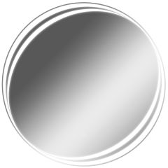 Зеркало Берг 700х700 с подсветкой Домино (GL7055Z) в Заводоуковске - zavodoukovsk.mebel24.online | фото 1