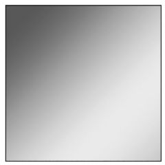 Зеркало Corsica 500х500 black без подсветки Sansa (SB1063Z) в Заводоуковске - zavodoukovsk.mebel24.online | фото
