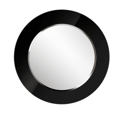 Зеркало круглое черный (РМ/02) в Заводоуковске - zavodoukovsk.mebel24.online | фото 1