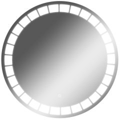 Зеркало Маскат 700х700 с подсветкой Домино (GL7057Z) в Заводоуковске - zavodoukovsk.mebel24.online | фото 1