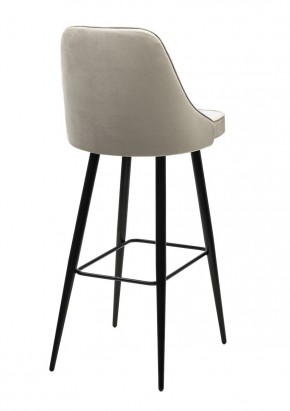 Барный стул NEPAL-BAR ЛАТТЕ #25, велюр/ черный каркас (H=78cm) М-City в Заводоуковске - zavodoukovsk.mebel24.online | фото 2