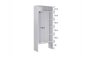 БАСКО Прихожая К1 (графит) в Заводоуковске - zavodoukovsk.mebel24.online | фото 6