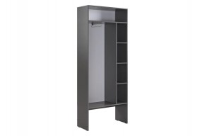 БАСКО Прихожая К1 (графит) в Заводоуковске - zavodoukovsk.mebel24.online | фото 7