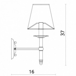 Бра Divinare Candela 1162/01 AP-1 в Заводоуковске - zavodoukovsk.mebel24.online | фото 2
