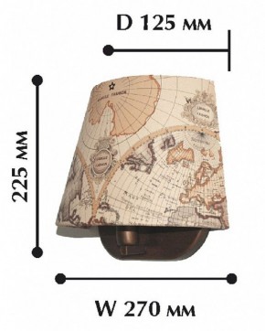 Бра Favourite Mappa 1122-1W в Заводоуковске - zavodoukovsk.mebel24.online | фото 2