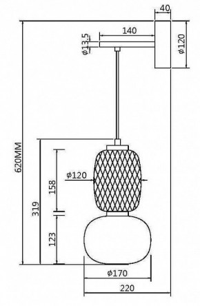 Бра Maytoni Pattern MOD267WL-L18G3K в Заводоуковске - zavodoukovsk.mebel24.online | фото 4