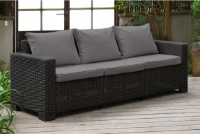 Диван Калифорния 3-х местный (California 3 Sofa), графит в Заводоуковске - zavodoukovsk.mebel24.online | фото 1