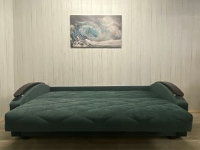 Диван Престиж-16 (НПБ+МДФ) велюр Sensey bottle green в Заводоуковске - zavodoukovsk.mebel24.online | фото 3