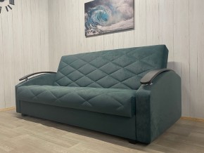 Диван Престиж-16 (НПБ+МДФ) велюр Sensey bottle green в Заводоуковске - zavodoukovsk.mebel24.online | фото 4