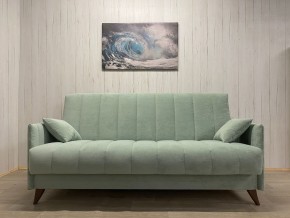 Диван Престиж-3 (НПБ) велюр Sensey mist green в Заводоуковске - zavodoukovsk.mebel24.online | фото