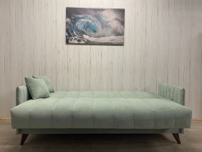 Диван Престиж-3 (НПБ) велюр Sensey mist green в Заводоуковске - zavodoukovsk.mebel24.online | фото 3