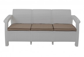 Диван Yalta Premium Sofa 3 Set (Ялта) белый (+подушки под спину) в Заводоуковске - zavodoukovsk.mebel24.online | фото 2