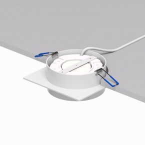 DK2091-WH Встраиваемый светильник FLAT, IP 20, до 15 Вт, GX53, LED, белый, алюминий в Заводоуковске - zavodoukovsk.mebel24.online | фото