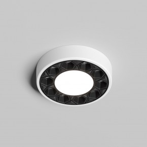 DK2440-WB Встраиваемый светильник DUAL 5+5 Вт, LED 4000K, IP 20, d90mm, белый/черный, алюминий/акрил в Заводоуковске - zavodoukovsk.mebel24.online | фото 2