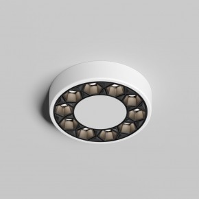 DK2440-WB Встраиваемый светильник DUAL 5+5 Вт, LED 4000K, IP 20, d90mm, белый/черный, алюминий/акрил в Заводоуковске - zavodoukovsk.mebel24.online | фото 3