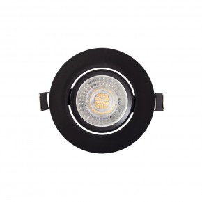 DK3020-BK Встраиваемый светильник, IP 20, 10 Вт, GU5.3, LED, черный, пластик в Заводоуковске - zavodoukovsk.mebel24.online | фото 1