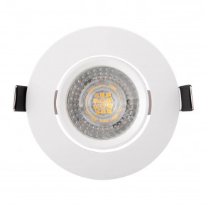 DK3020-WH Встраиваемый светильник, IP 20, 10 Вт, GU5.3, LED, белый, пластик в Заводоуковске - zavodoukovsk.mebel24.online | фото 1
