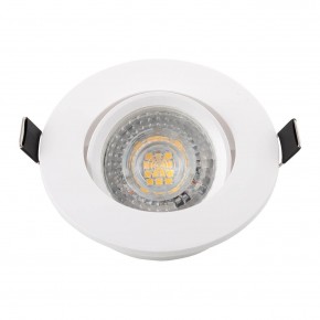 DK3020-WH Встраиваемый светильник, IP 20, 10 Вт, GU5.3, LED, белый, пластик в Заводоуковске - zavodoukovsk.mebel24.online | фото 4