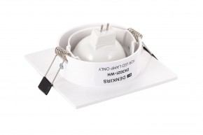 DK3021-WH Встраиваемый светильник, IP 20, 10 Вт, GU5.3, LED, белый, пластик в Заводоуковске - zavodoukovsk.mebel24.online | фото 3