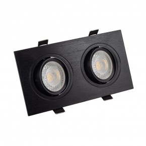 DK3022-BK Встраиваемый светильник, IP 20, 10 Вт, GU5.3, LED, черный, пластик в Заводоуковске - zavodoukovsk.mebel24.online | фото 1