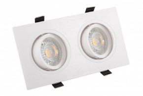 DK3022-WH Встраиваемый светильник, IP 20, 10 Вт, GU5.3, LED, белый, пластик в Заводоуковске - zavodoukovsk.mebel24.online | фото 1