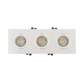 DK3023-WH Встраиваемый светильник, IP 20, 10 Вт, GU5.3, LED, белый, пластик в Заводоуковске - zavodoukovsk.mebel24.online | фото 1
