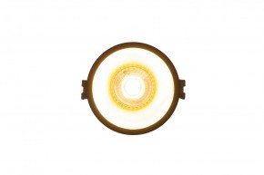 DK3026-BG Встраиваемый светильник, IP 20, 10 Вт, GU5.3, LED, черный/золотой, пластик в Заводоуковске - zavodoukovsk.mebel24.online | фото 1