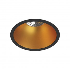 DK3026-BG Встраиваемый светильник, IP 20, 10 Вт, GU5.3, LED, черный/золотой, пластик в Заводоуковске - zavodoukovsk.mebel24.online | фото 2