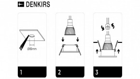 DK3026-WH Встраиваемый светильник, IP 20, 10 Вт, GU5.3, LED, белый, пластик в Заводоуковске - zavodoukovsk.mebel24.online | фото 7
