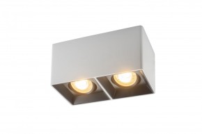 DK3035-WB Светильник накладной IP 20, 10 Вт, GU5.3, LED, белый/черный, пластик в Заводоуковске - zavodoukovsk.mebel24.online | фото 1