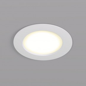 DK3046-WH Встраиваемый светильник, IP 20, 5Вт, LED, белый, пластик в Заводоуковске - zavodoukovsk.mebel24.online | фото 1