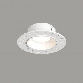 DK3055-WH Встраиваемый светильник, IP 20, 10 Вт, GU5.3, LED, белый, пластик в Заводоуковске - zavodoukovsk.mebel24.online | фото 1