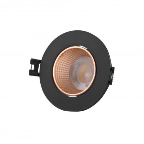 DK3061-BBR Встраиваемый светильник, IP 20, 10 Вт, GU5.3, LED, черный/бронзовый, пластик в Заводоуковске - zavodoukovsk.mebel24.online | фото 1