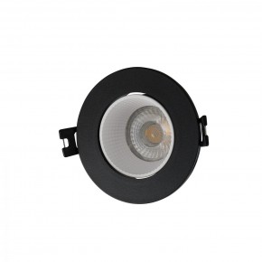DK3061-BK+WH Встраиваемый светильник, IP 20, 10 Вт, GU5.3, LED, черный/белый, пластик в Заводоуковске - zavodoukovsk.mebel24.online | фото 1