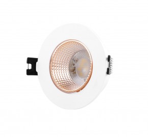 DK3061-WBR Встраиваемый светильник, IP 20, 10 Вт, GU5.3, LED, белый/бронзовый, пластик в Заводоуковске - zavodoukovsk.mebel24.online | фото 1