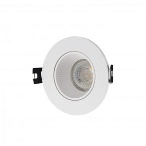 DK3061-WH Встраиваемый светильник, IP 20, 10 Вт, GU5.3, LED, белый/белый, пластик в Заводоуковске - zavodoukovsk.mebel24.online | фото 1