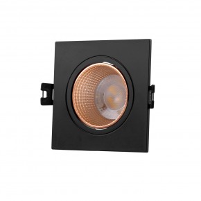 DK3071-BBR Встраиваемый светильник, IP 20, 10 Вт, GU5.3, LED, черный/бронзовый, пластик в Заводоуковске - zavodoukovsk.mebel24.online | фото