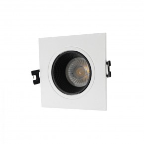 DK3071-WH+BK Встраиваемый светильник, IP 20, 10 Вт, GU5.3, LED, белый/черный, пластик в Заводоуковске - zavodoukovsk.mebel24.online | фото