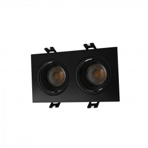 DK3072-BK Встраиваемый светильник, IP 20, 10 Вт, GU5.3, LED, черный/черный, пластик в Заводоуковске - zavodoukovsk.mebel24.online | фото 1